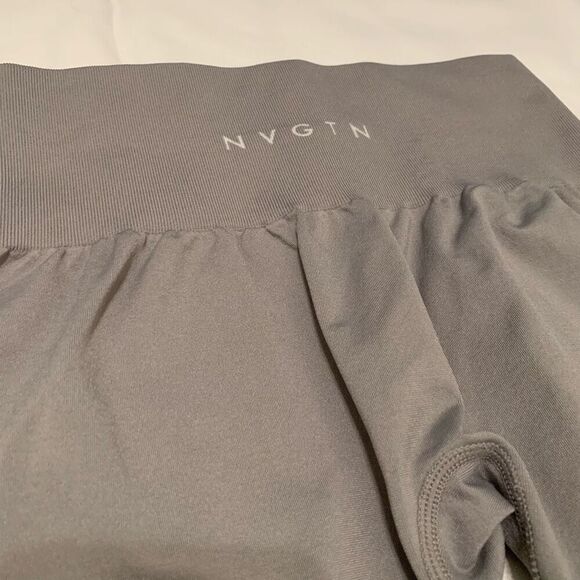 NVGTN Contour Seamless High Waist Rise Leggings Size S Grey - Picture 2 of 10